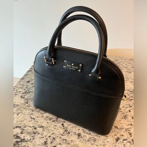 Kate Space crossbody black leather